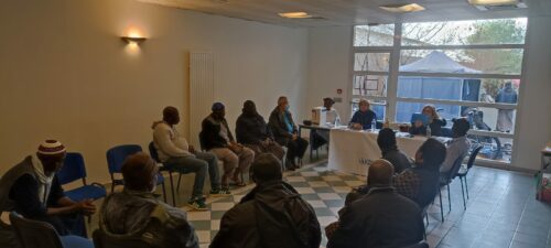 Mois d’avril de la promotion sociale : – Atelier numérique et prévention cancer colorectal à la résidence sociale Rousseau à Ivry (94). Félicitation au binôme de médiateurs présent sur place !