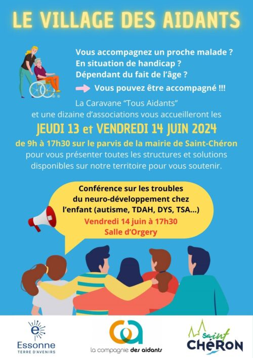 L’accueil de jour sera présent les 13 et 14 juin lors du passage de la caravane des aidants. Merci à Madame Guidez, sénatrice, pour cette invitation.