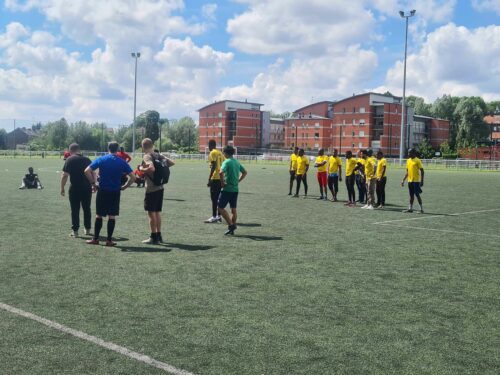 Tournoi de football Inter-centre de la DT Nord et Pas-de-calais.Cette journée a permis à 8 équipes des dispositifs du Nord et du Pas de calais de se rencontrer et de partager un moment convivial autour du sport.