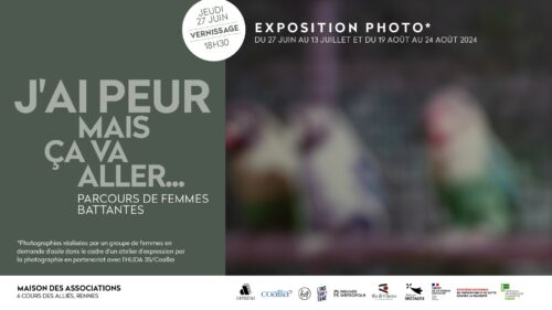 Depuis 09/2023, un groupe de 7 femmes accompagnées par l’HUDA 35 à Rennes participait à un atelier d’expression par la photographie en collaboration avec la photographe Anne Cécile Esteve. Le 27/06 a eu lieu le vernissage de l’exposition, elles racontent avec force un petit bout de qui elles sont.