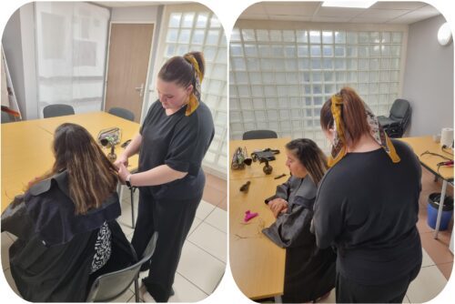 Le 8 Juillet les femmes accompagnées par le CHRS ont pu bénéficier d’un moment de bien-être et de valorisation de l’estime de soi avec l’intervention d’une coiffeuse. Un petit moment hors du temps pour prendre soin de soi.