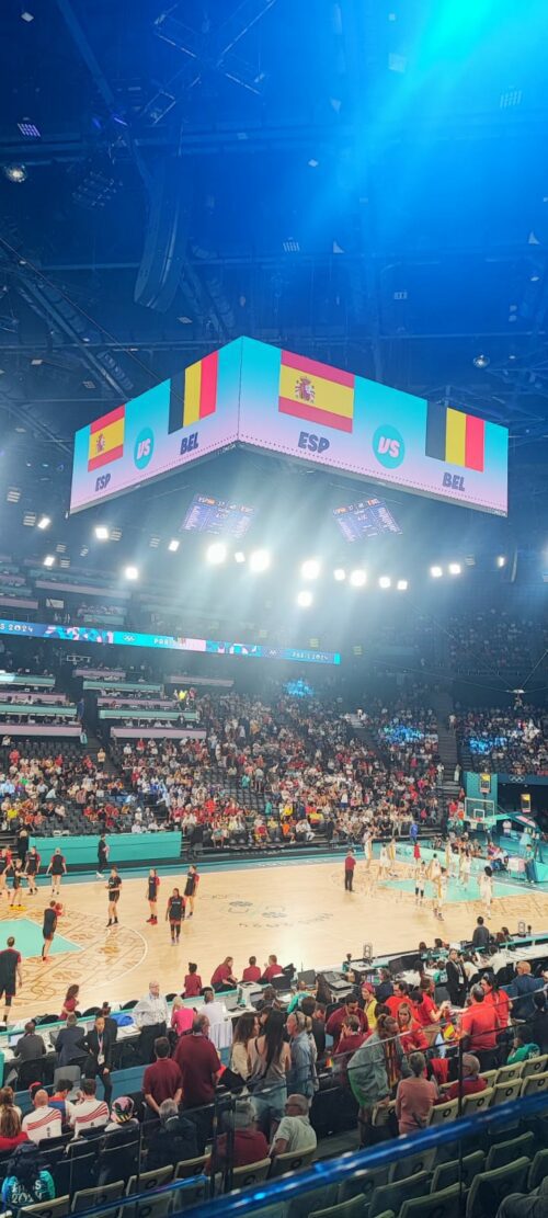 Une agréable sortie aux Jeux Olympiques pour assister à un match de basketball entre l’Espagne et la Belgique. Quelle équipe avez-vous encouragée ? :D