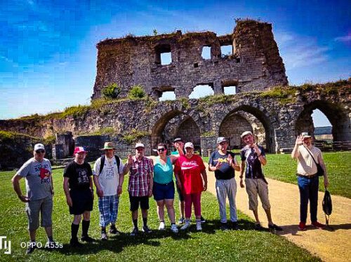 La semaine dernière, nous étions en visite à Coucy-le-Château. EANM / SVSR « Les Tisserins »