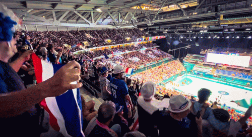 Mercredi 7 août, nous étions à Lille pour soutenir l’équipe de France de handball. EANM / SAVSR « Les Tisserins »