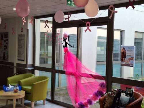 Ce dimanche 6 octobre, la Maison d’Accueil Spécialisée « Les Petites Pierres » de Saint-Pierre-de-Plesguen a fièrement participé à la marche La Malouine à Saint-Malo pour soutenir Octobre Rose. Trois résidents , accompagnés de Yohan, Magalie, Nathalie, Sébastien et Stéphanie.