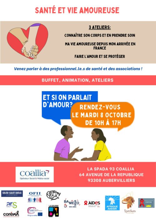 Le mardi 08 octobre nous avons ouvert nos portes pour accueillir les demandeurs d’asile et les sensibiliser au sujet de la santé sexuelle. Cette journée a été co-organisé avec le COREVIH et plusieurs associations partenaires. Nous tenons à remercier Solène MAURIN qui a fait un travail remarquable.