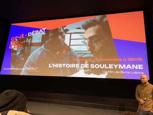 Projection à Amiens de « L’histoire de Souleymane, » , en présence des résidents du pôle asile de la Somme et de partenaires. Beaucoup d’émotion et d’échanges à l’issue de la projection.