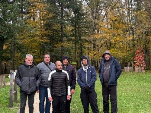 Petite balade dans la forêt de Moulière avec les résidents de la pension de famille de la Blaiserie