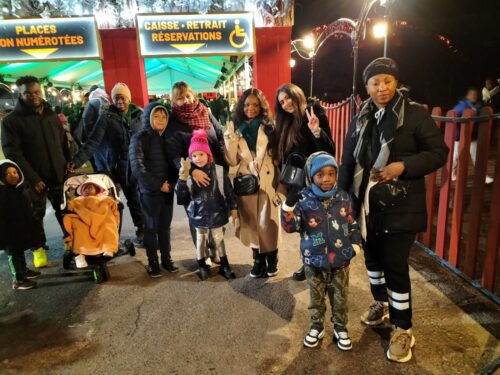Sortie des familles et des jeunes du CHU et CHRS de Cachan, au spectacle Cirkafrika grâce aux invitations de Culture du Cœur.