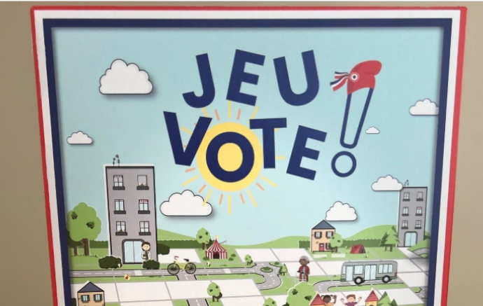 Première présentation du coffret « Jeu Vote ! »
