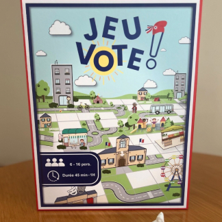 Première présentation du coffret « Jeu Vote ! »
