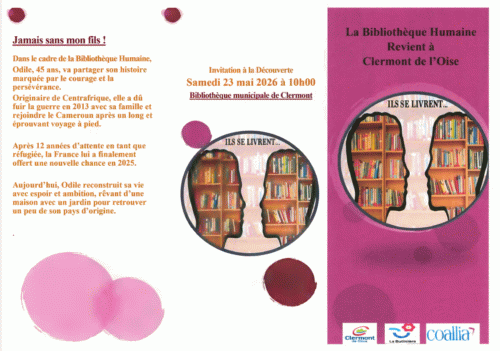 L’équipe de Clermont et de Fitz-James, a l’honneur de vous annoncer la reprise des ateliers « Bibliothèque Humaine » au sein de la bibliothèque municipale de Clermont de l’Oise. C’est l’occasion pour les personnes que nous accompagnons, de raconter leur histoire et d’être écoutées !