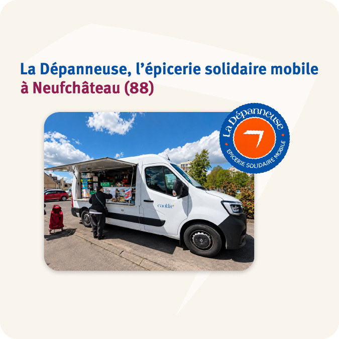 La Dépanneuse, l’épicerie solidaire mobile au cœur de l’Ouest Vosgien
